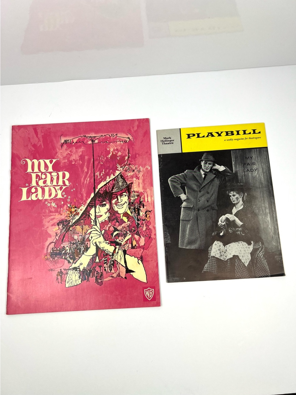 Vintage “My Fair Lady” 1964 Musical Movie Program and Playbill 1959 Magazine VG